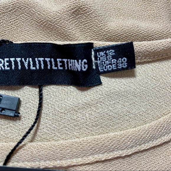 🆕 PrettyLittleThing Tan Bodysuit - Picture 8 of 9